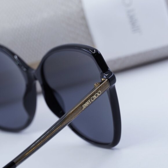 Jimmy Choo FEDE/S 0807 IR Butterfly Sunglasses - Black/Grey - Picture 7 of 10